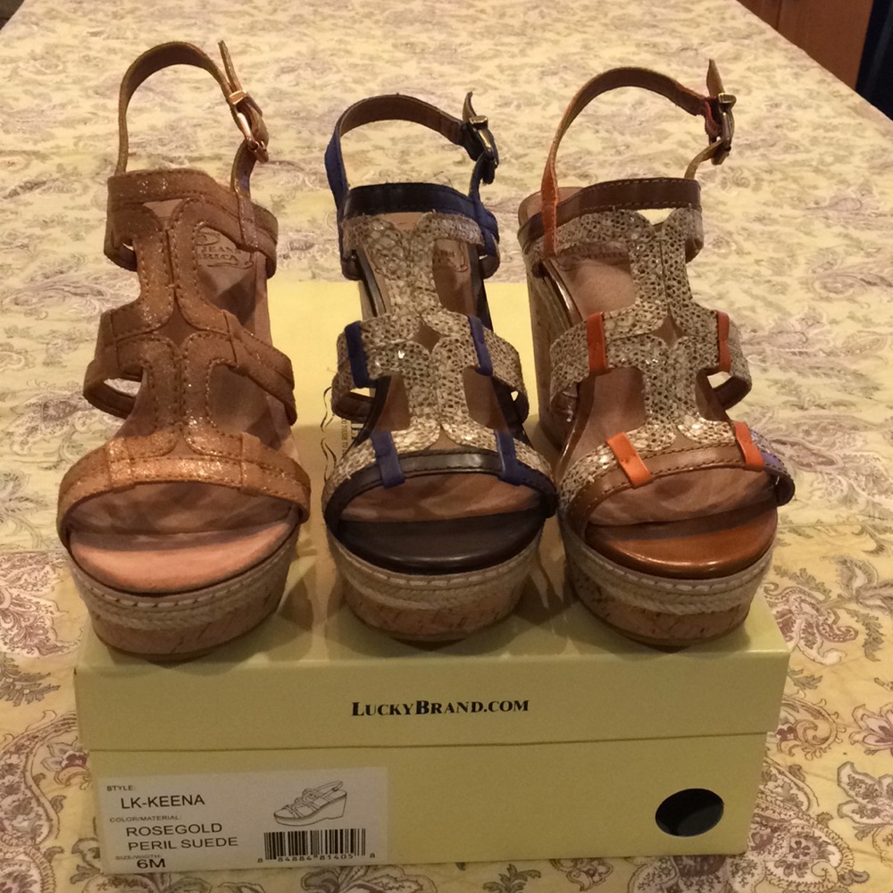 Lucky Brand Espadrille sandals bundle 2 save $$$$ - Picture 5 of 8